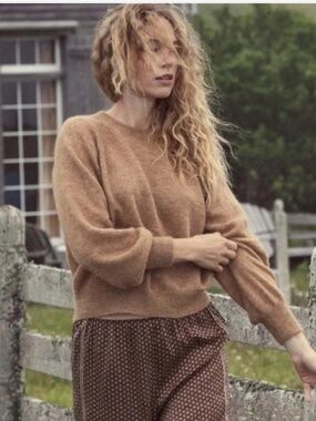 Doen Marsena Sweater, Hazelnut, Small Excellent Condition!